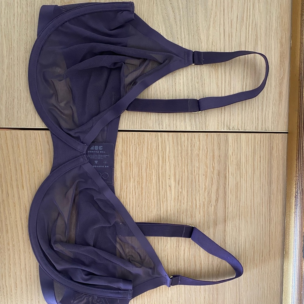 Purple mesh bra from CUUP